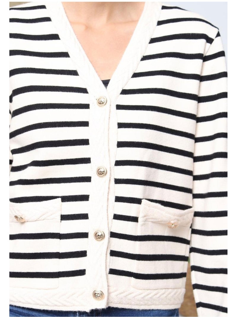 Maglione cardigan Kebello Beige - Kiabi
