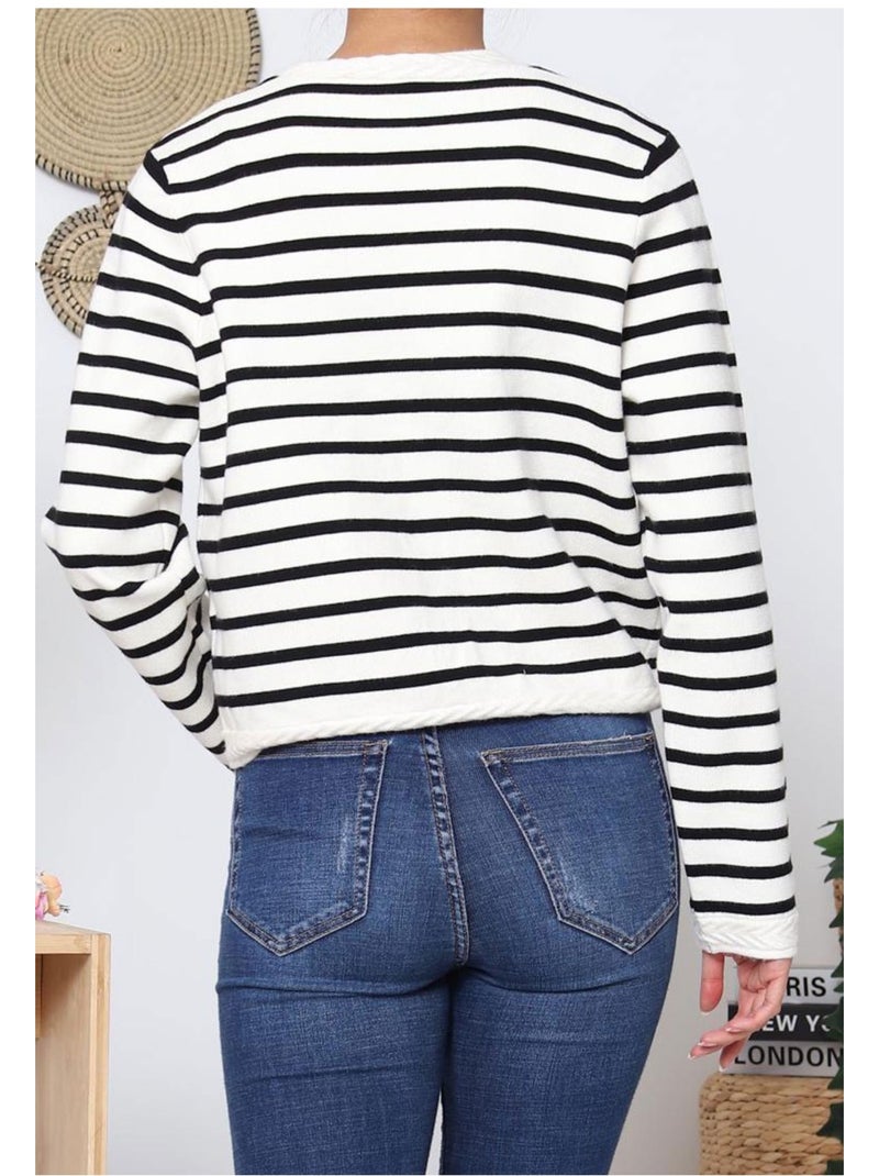 Maglione cardigan Kebello Bianco - Kiabi