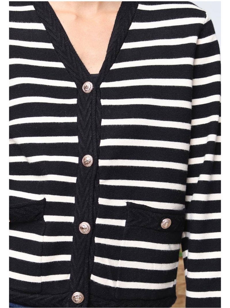 Maglione cardigan Kebello Nero Nero - Kiabi