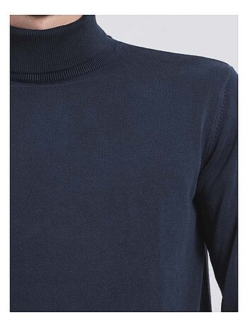Maglione collo alto puro cotone LODIRK