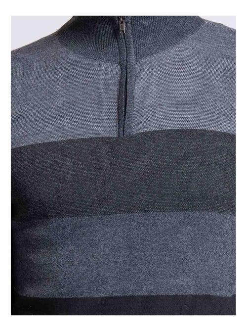 Maglione collo alto zip LOSIBIL - Kiabi
