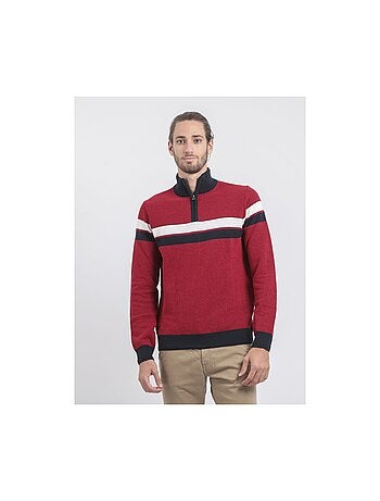 Maglione collo alto zip puro cotone LODJEFF
