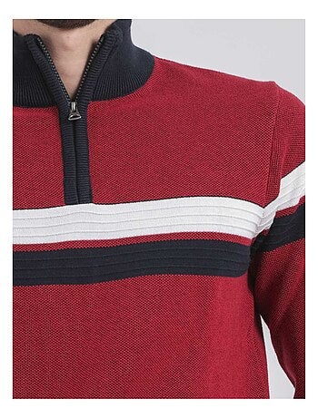 Maglione collo alto zip puro cotone LODJEFF