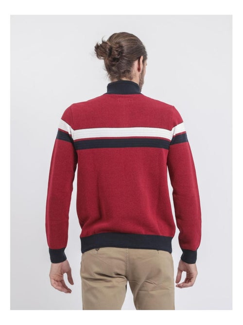 Maglione collo alto zip puro cotone LODJEFF - Kiabi