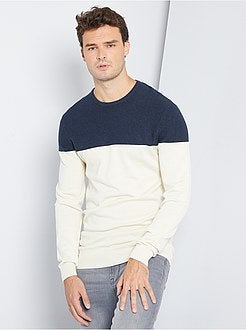 Maglione colorblock ecosostenibile + 190 cm - Kiabi