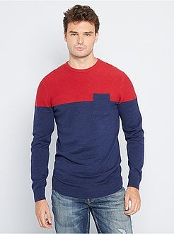 Maglione colorblock ecosostenibile + 190 cm - Kiabi
