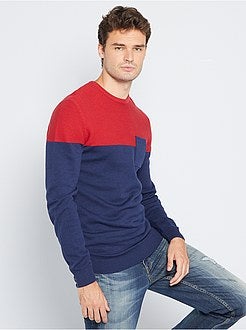 Maglione colorblock ecosostenibile + 190 cm - Kiabi