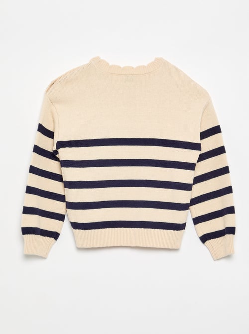 Maglione con apertura abbottonata sulla spalla - Kiabi Maglione con apertura abbottonata sulla spalla - Kiabi