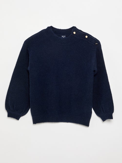 Maglione con apertura magnetica sulla spalla - Kiabi Maglione con apertura magnetica sulla spalla - Kiabi