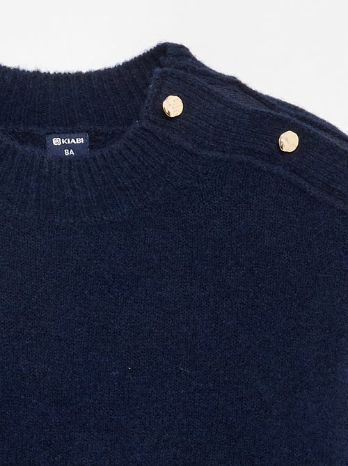 Maglione con apertura magnetica sulla spalla - Kiabi Maglione con apertura magnetica sulla spalla - Kiabi