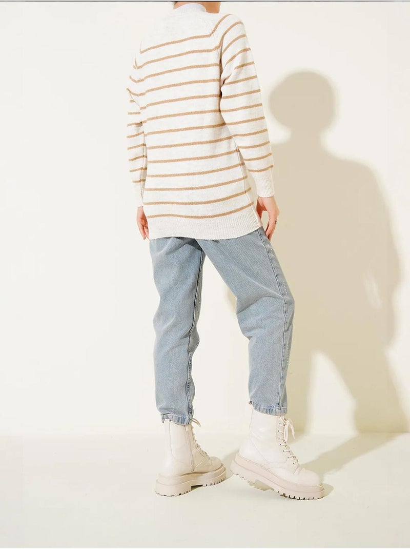 Maglione con bottoni bdart Cammello - Kiabi