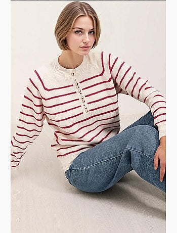 Maglione con bottoni bdart
