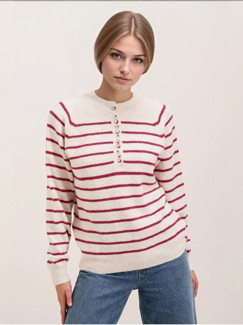 Maglione con bottoni bdart - Kiabi Maglione con bottoni bdart - Kiabi