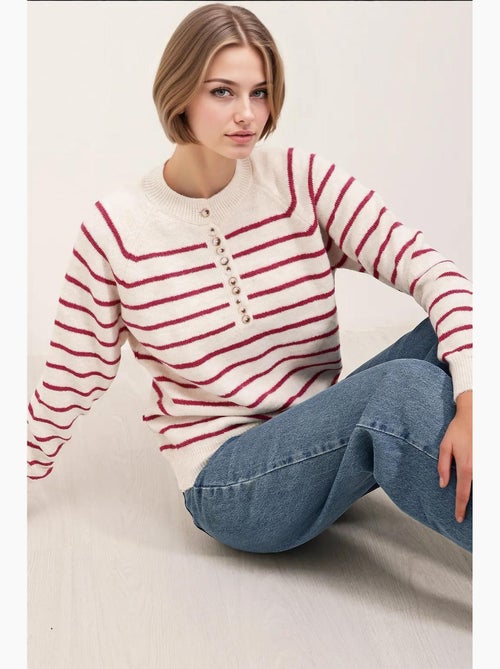 Maglione con bottoni bdart - Kiabi Maglione con bottoni bdart - Kiabi