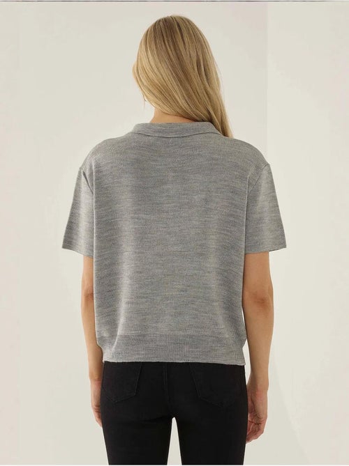 Maglione con cerniera e colletto polo - Kiabi Maglione con cerniera e colletto polo - Kiabi