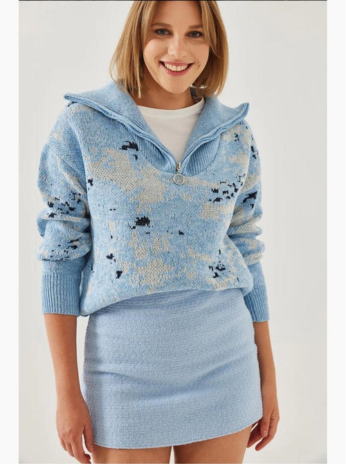 Maglione con cerniera lucci - Kiabi Maglione con cerniera lucci - Kiabi