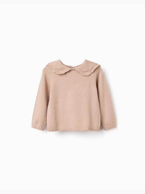 Maglione con colletto smerlato - Kiabi