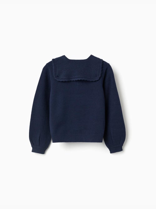 Maglione con colletto smerlato - Kiabi