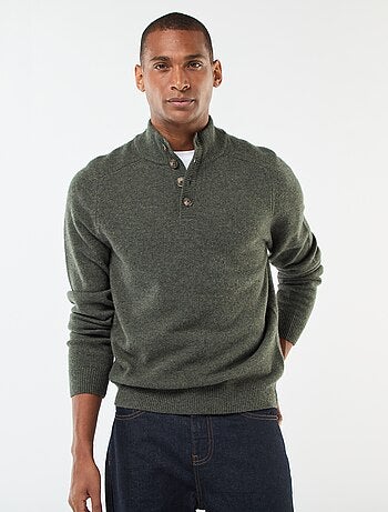 Maglione con collo a camionista