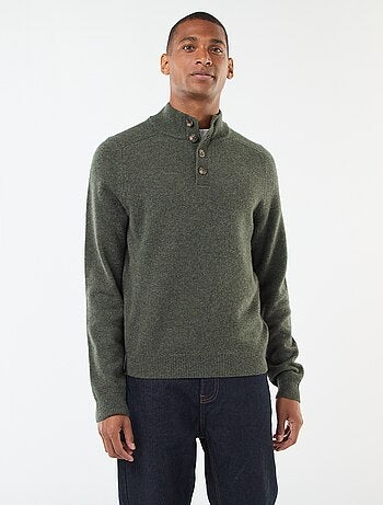Maglione con collo a camionista