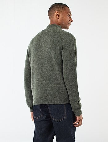 Maglione con collo a camionista