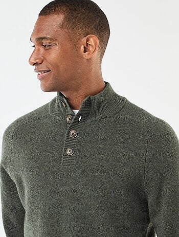 Maglione con collo a camionista