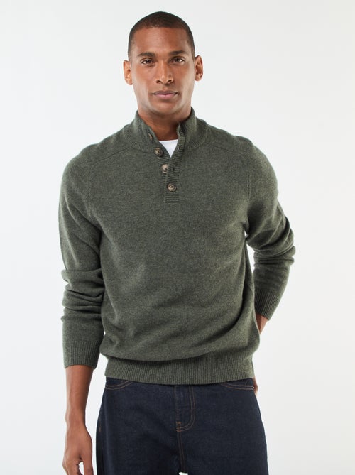 Maglione con collo a camionista - Kiabi