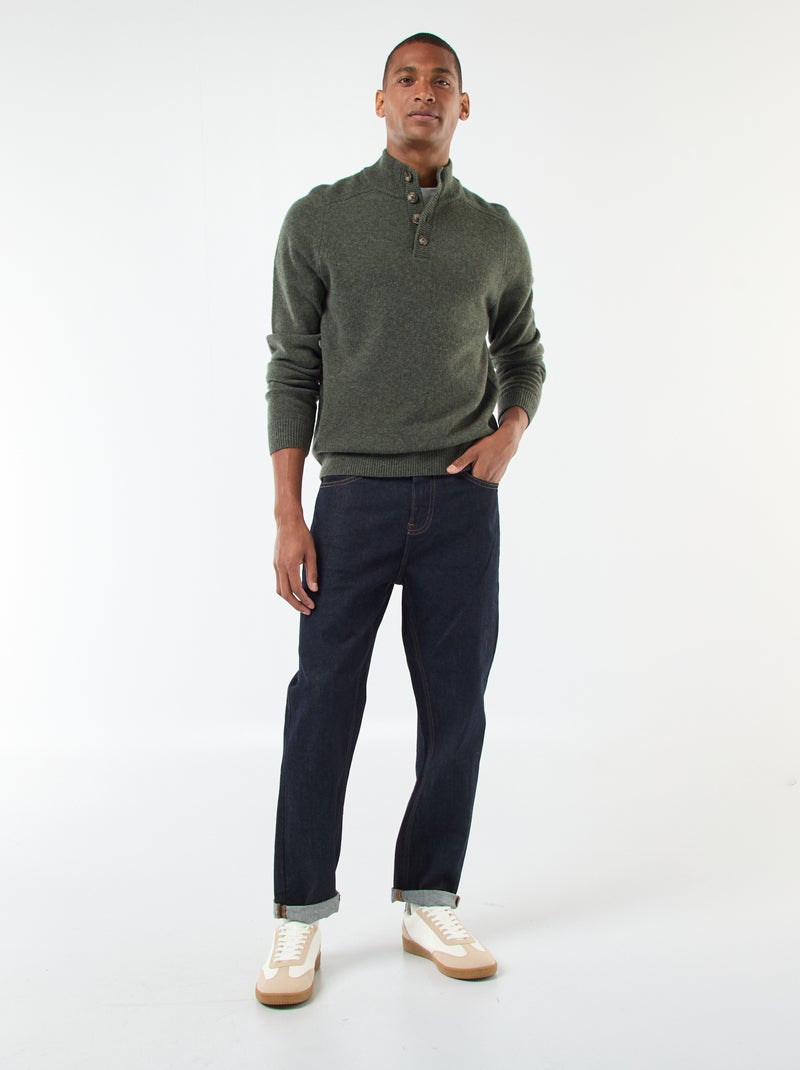 Maglione con collo a camionista Blu - Kiabi