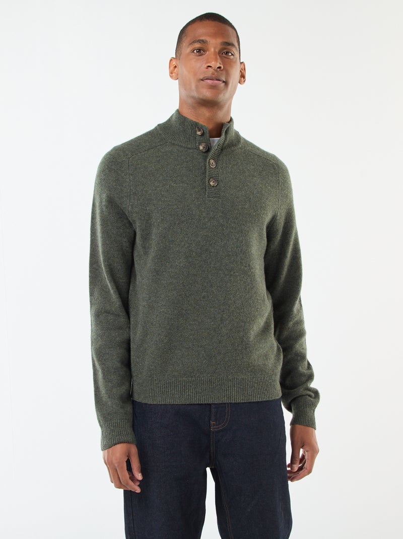 Maglione con collo a camionista Blu - Kiabi