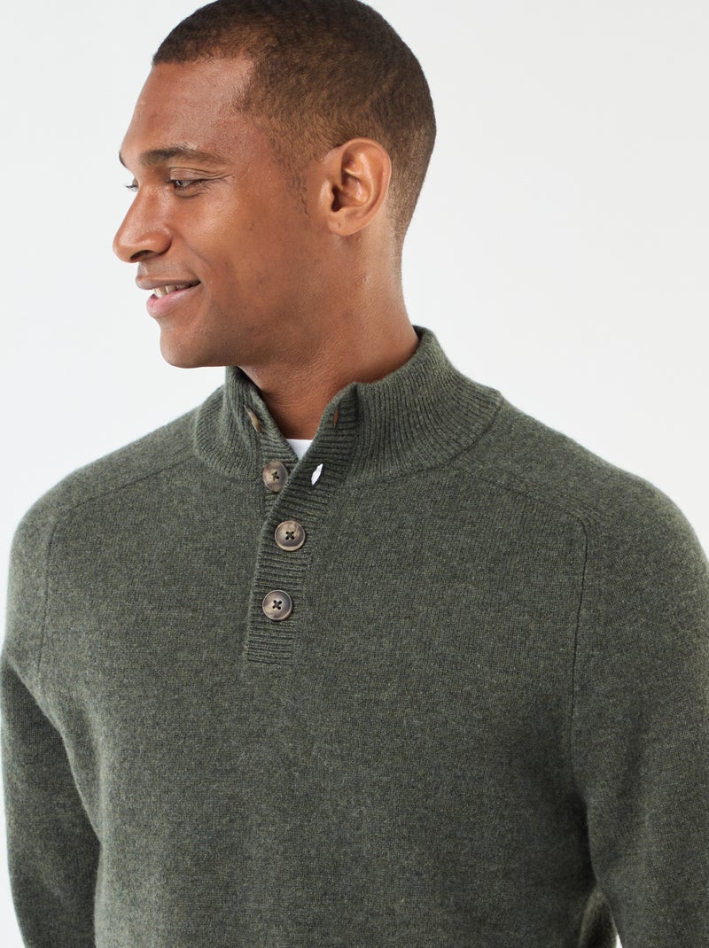 Maglione con collo a camionista Blu - Kiabi