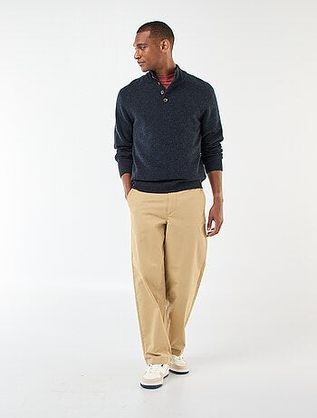 Maglione con collo a camionista