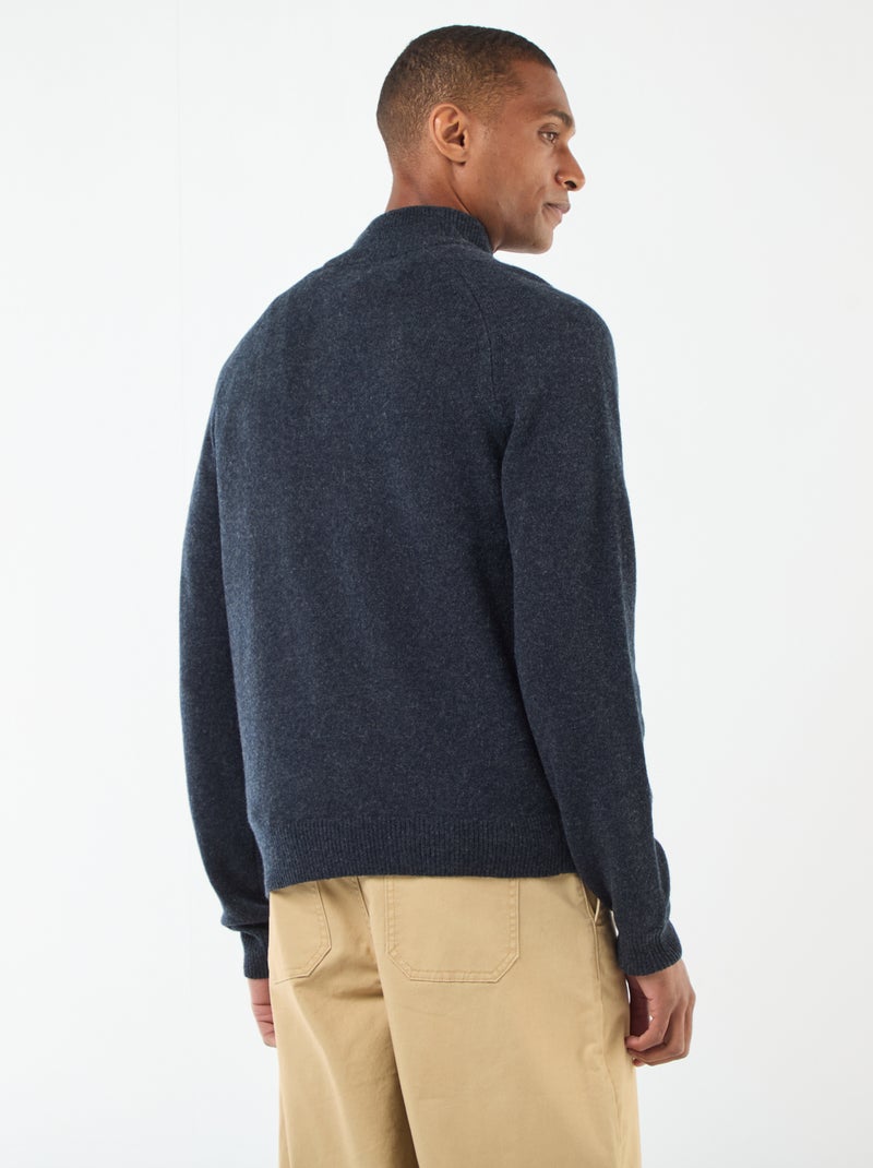 Maglione con collo a camionista Blu - Kiabi