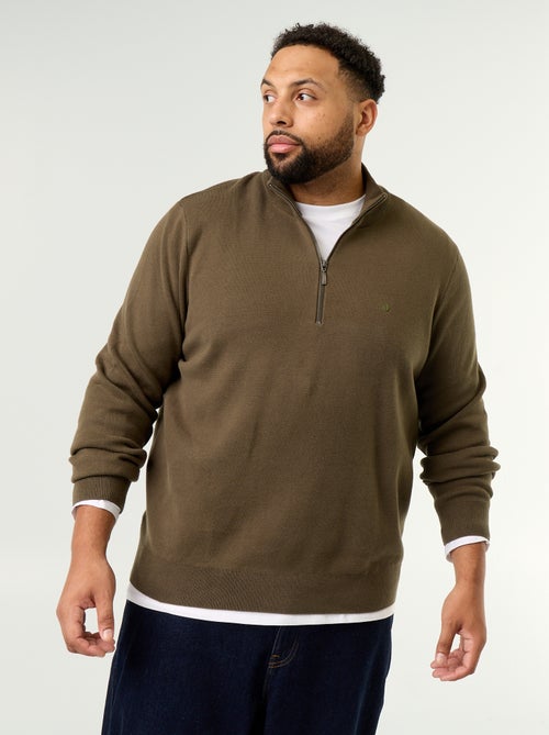 Maglione con collo a cerniera - Kiabi Maglione con collo a cerniera - Kiabi