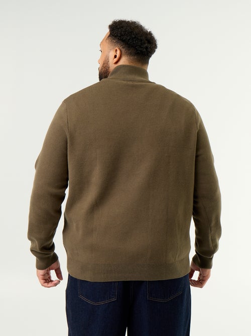 Maglione con collo a cerniera - Kiabi Maglione con collo a cerniera - Kiabi