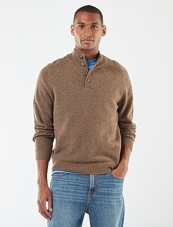 Maglione con collo a camionista