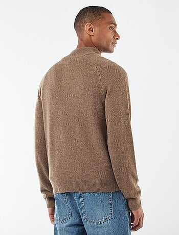 Maglione con collo a camionista