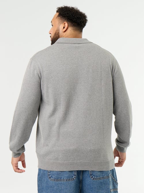 Maglione con collo a polo e maniche lunghe - Kiabi Maglione con collo a polo e maniche lunghe - Kiabi