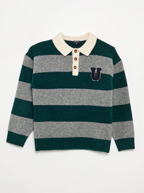 Maglione con collo a polo - Kiabi Maglione con collo a polo - Kiabi