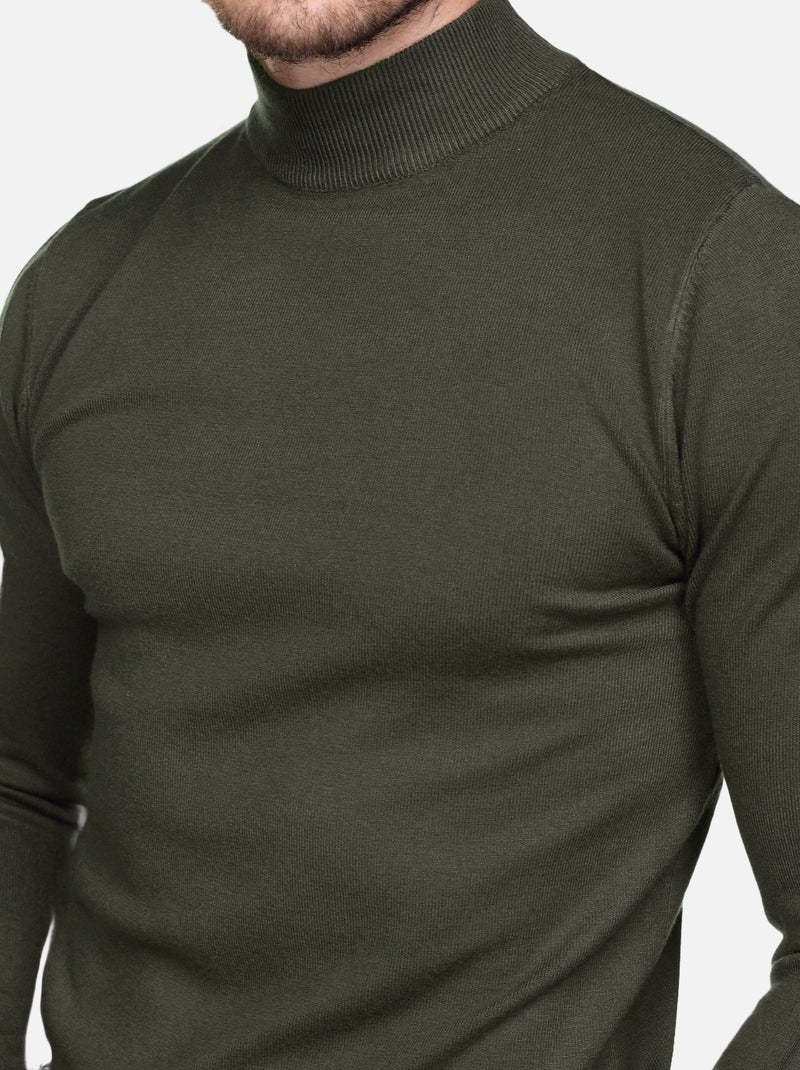 Maglione con collo a tubolare - Kenzarro Cachi - Kiabi