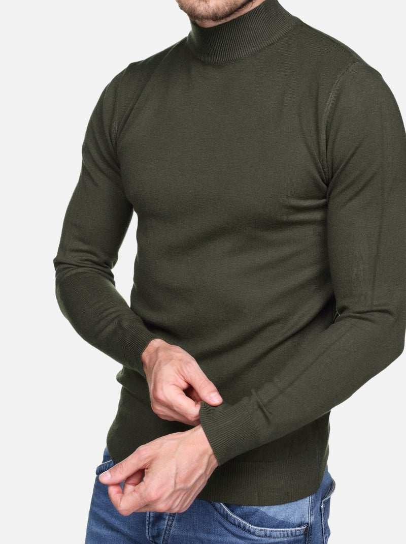 Maglione con collo a tubolare - Kenzarro Cachi - Kiabi