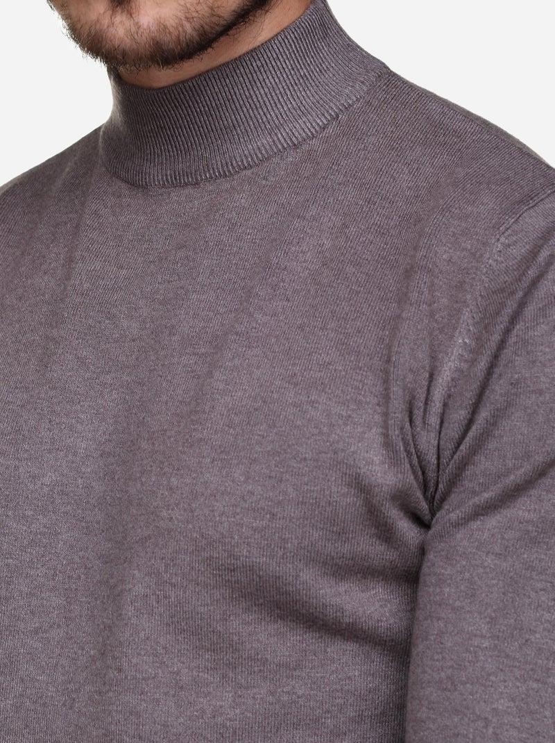Maglione con collo a tubolare - Kenzarro Marrone - Kiabi