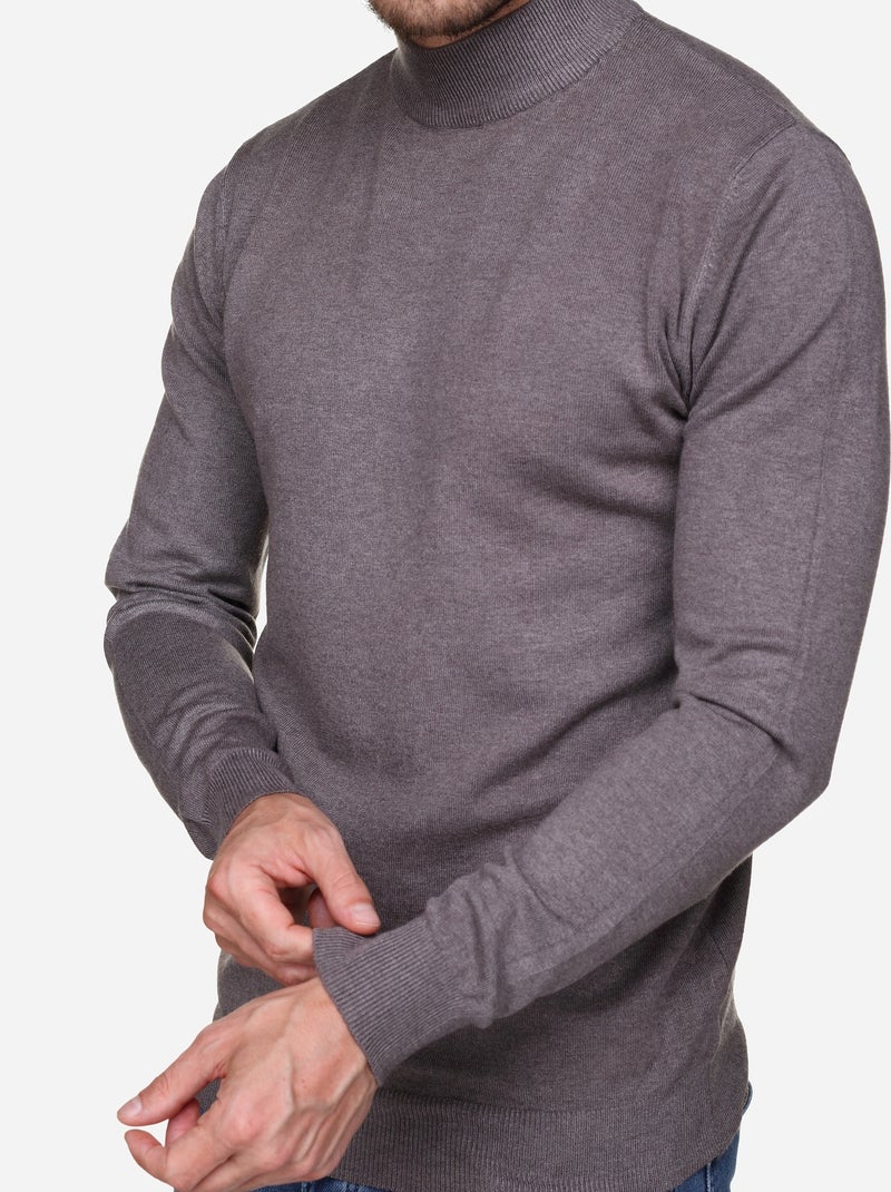 Maglione con collo a tubolare - Kenzarro Marrone - Kiabi