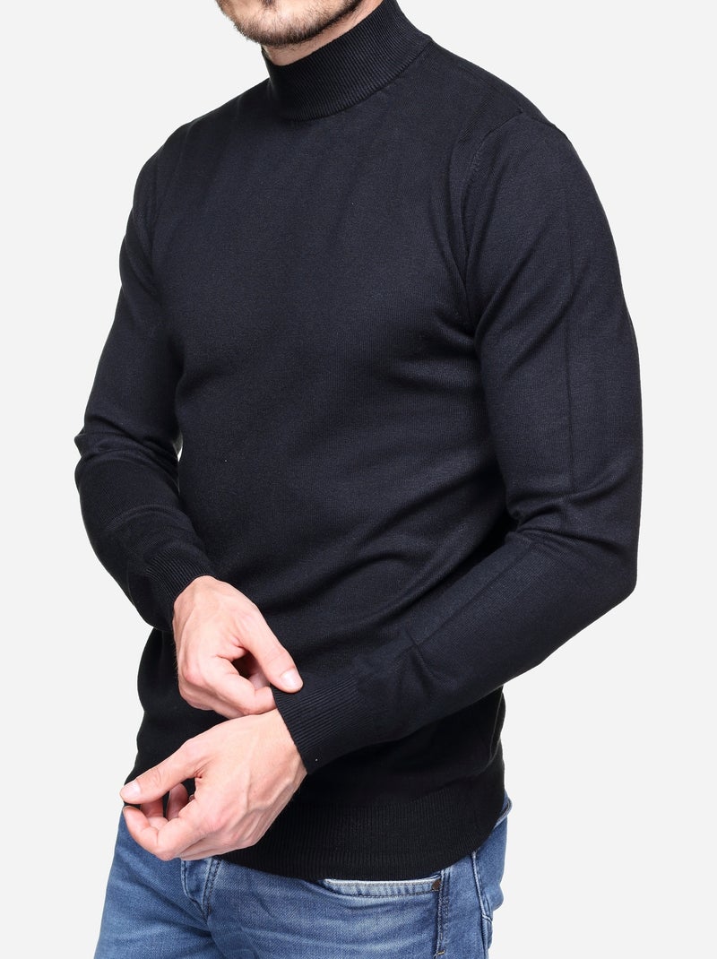 Maglione con collo a tubolare - Kenzarro Nero - Kiabi