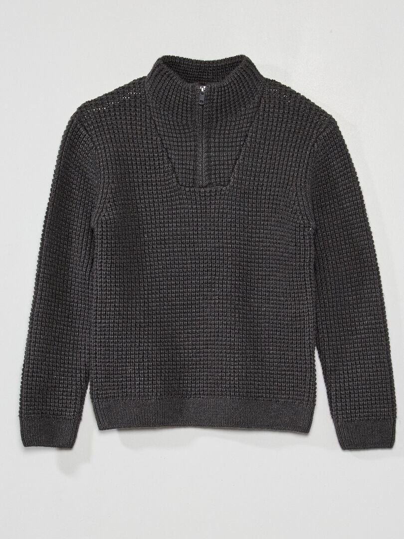 Maglione Invernale Bambini Collo Alto - 100% Cotone, Tinta Unita, Taglia 140 - Foto 9