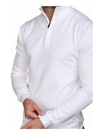 Maglione con collo alto e cerniera - Kenzarro