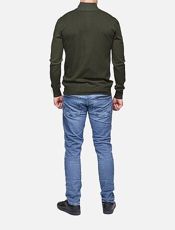 Maglione con collo alto e cerniera - Kenzarro