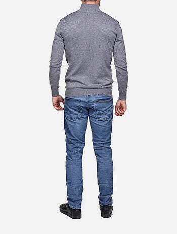 Maglione con collo alto e cerniera - Kenzarro