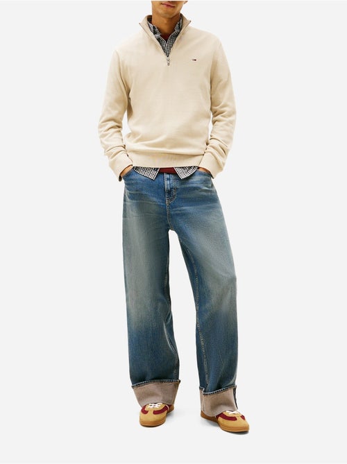 Maglione con collo alto e cerniera - Tommy jeans - Kiabi Maglione con collo alto e cerniera - Tommy jeans - Kiabi