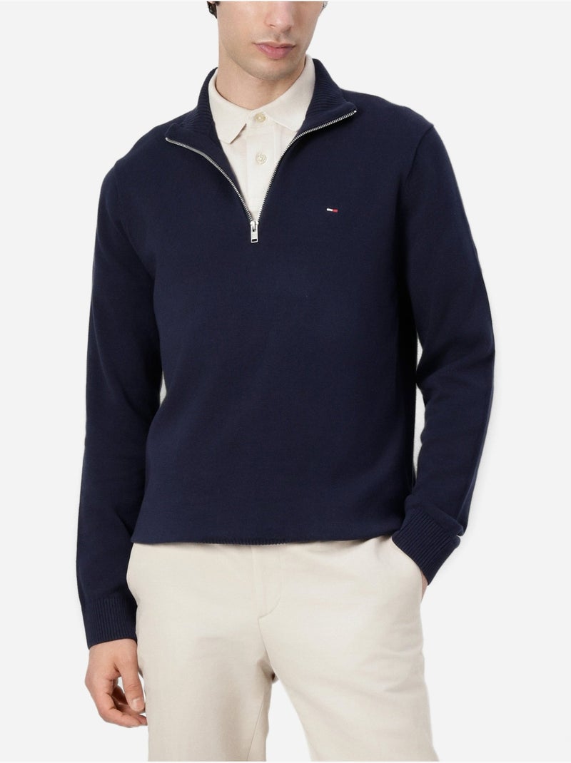 Maglione con collo alto e cerniera - Tommy jeans Blu - Kiabi