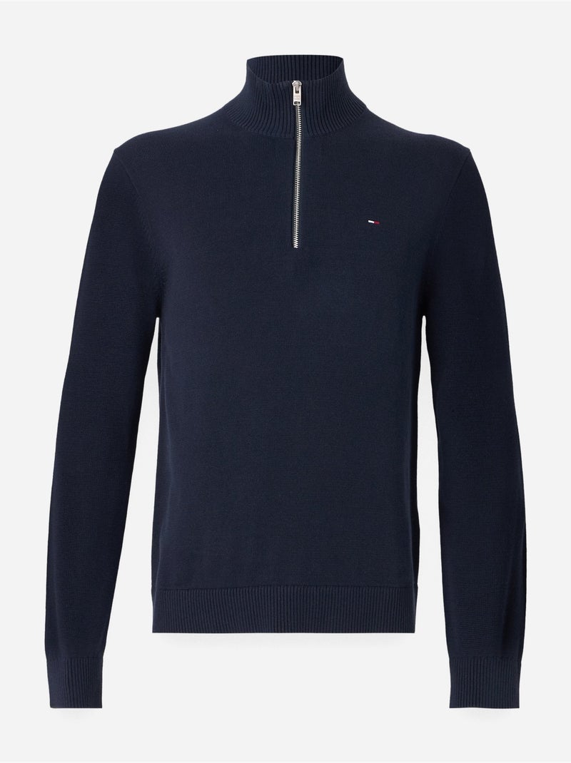 Maglione con collo alto e cerniera - Tommy jeans Blu - Kiabi